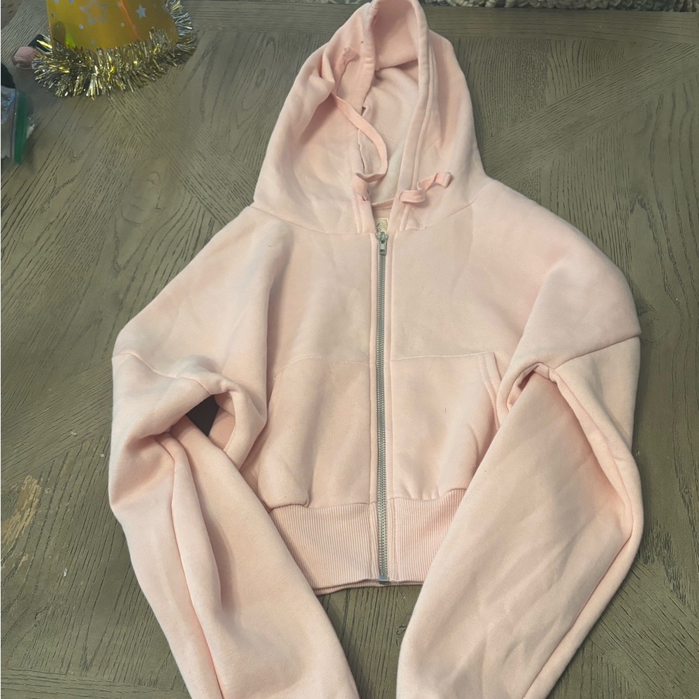 Women's Pink Hoodie Jacket